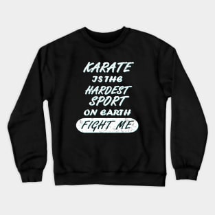 Karate Girls Women Taekwondo Gift Crewneck Sweatshirt